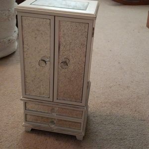 Glass stained jewelry box